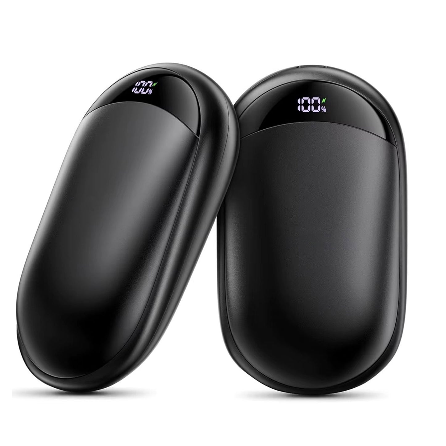 Lot de 2 chauffe-mains électriques magnétiques | Format de poche rechargeable