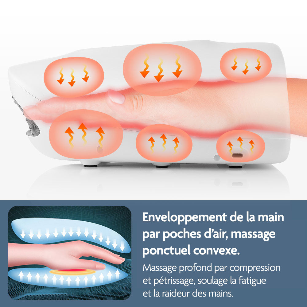 Appareil de massage sans fil pour les mains