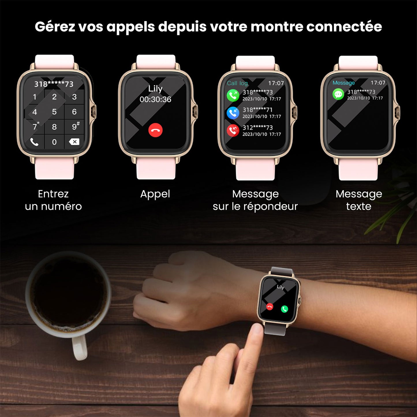 VOTRE CADEAU : Superbe montre connectée bien-être