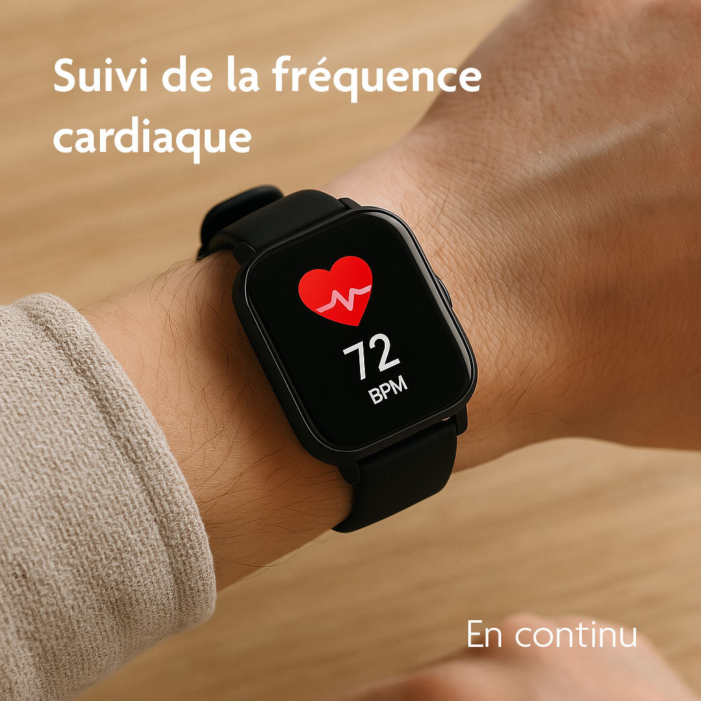 Montre connectée bien-être P81 | Surveillez votre santé en un coup d’œil
