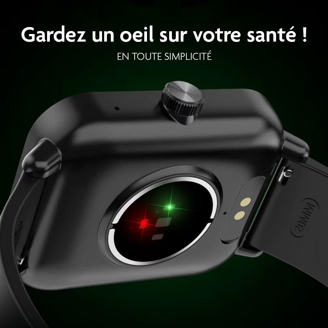 Montre connectée bien-être P81 | Surveillez votre santé en un coup d’œil