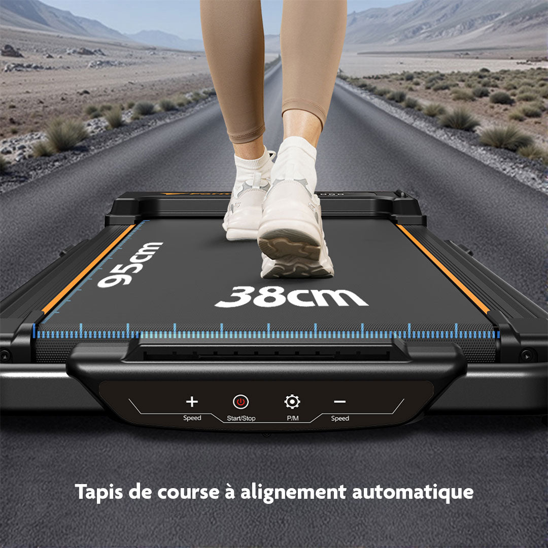 Tapis roulant 2‑en‑1 | Marche et Jogging