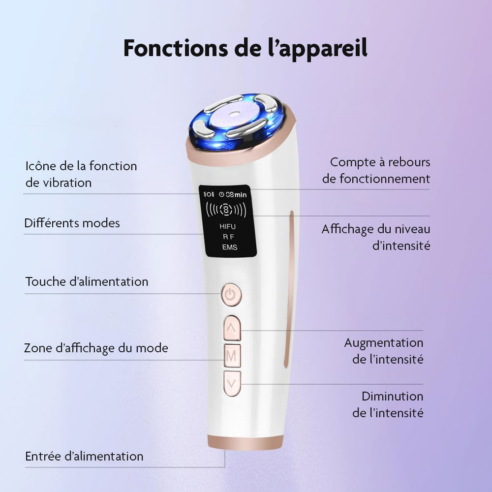 Appareil de Raffermissement Visage & Anti-Âge | Soin Lifting à Domicile