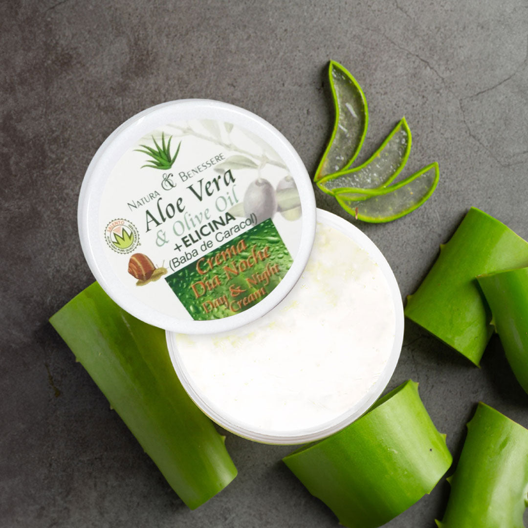 Crème éclatante pour le visage | Aloe Vera et Bave d'Escargot