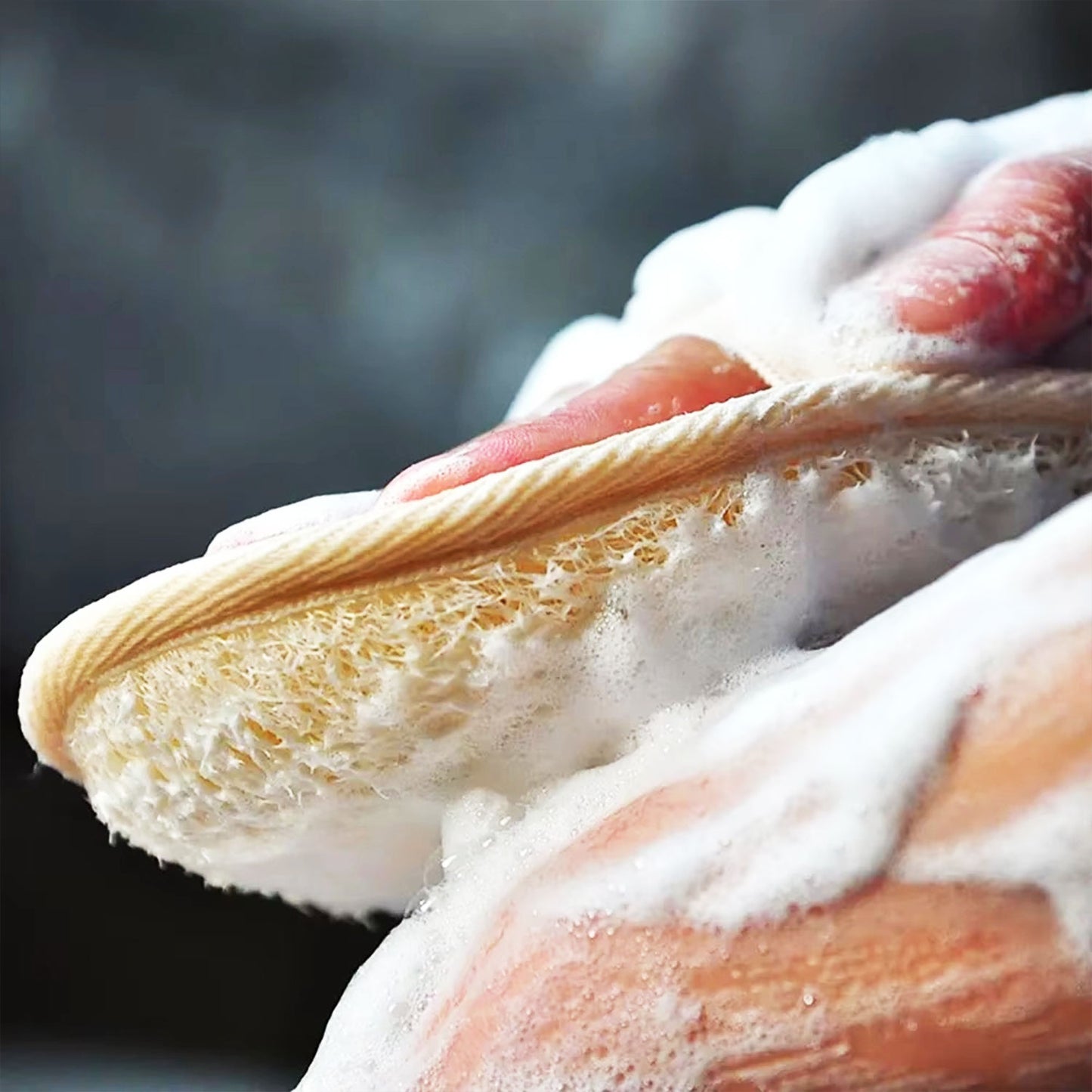 Éponge exfoliante profonde pour le corps