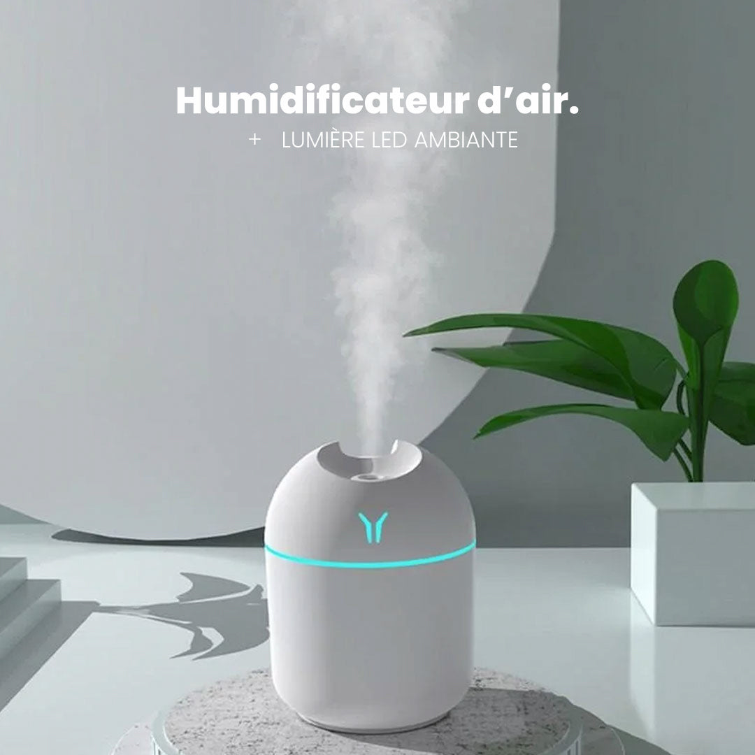 Mini Humidificateur d'air USB | Diffuseur d'huiles essentielles pour la maison et la voiture