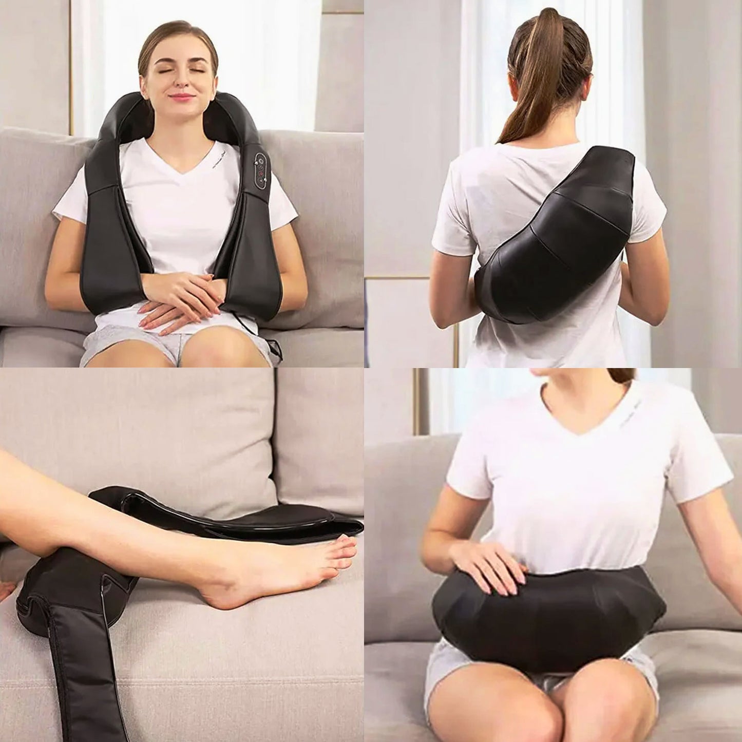 Masseur chauffant Shiatsu pour cou, nuque & épaules