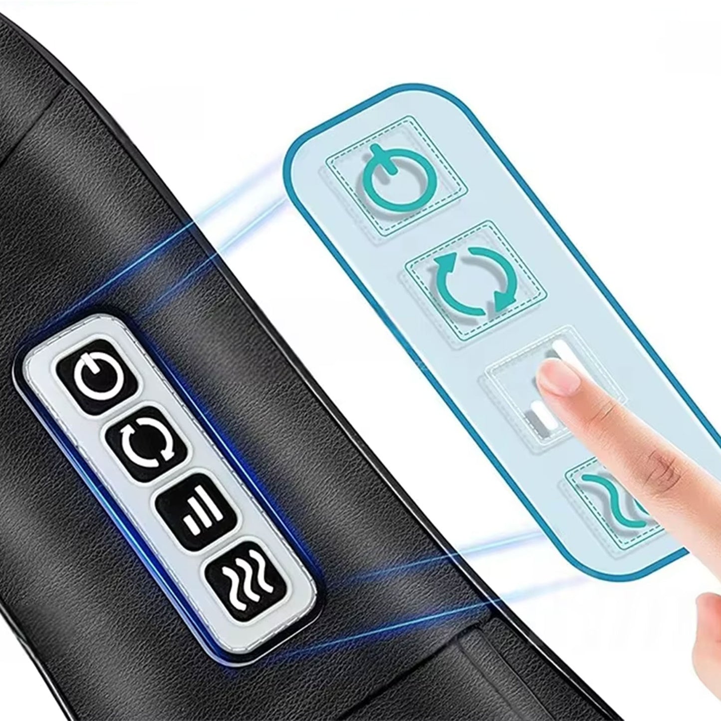 Masseur chauffant Shiatsu pour cou, nuque & épaules