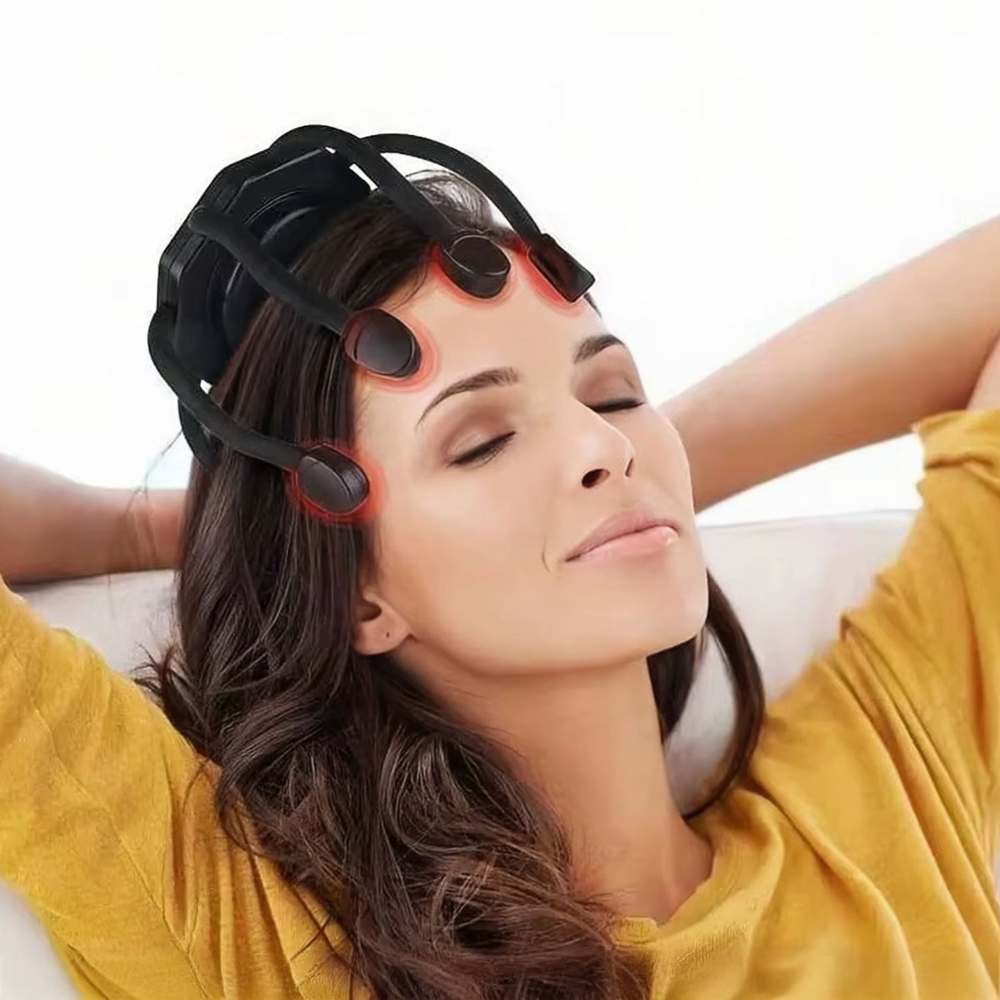 Masseur de tête électrique sans fil pour le cuir chevelu 360°