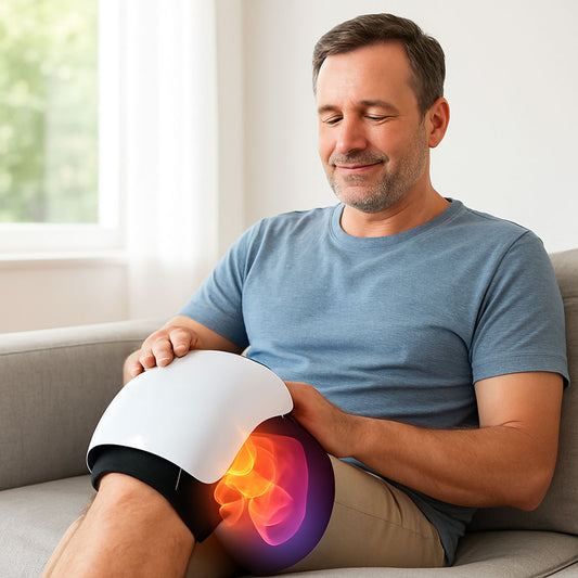 Masseur de Genou Chauffant Infrarouge | Soulagement Douleurs & Récupération Articulaire