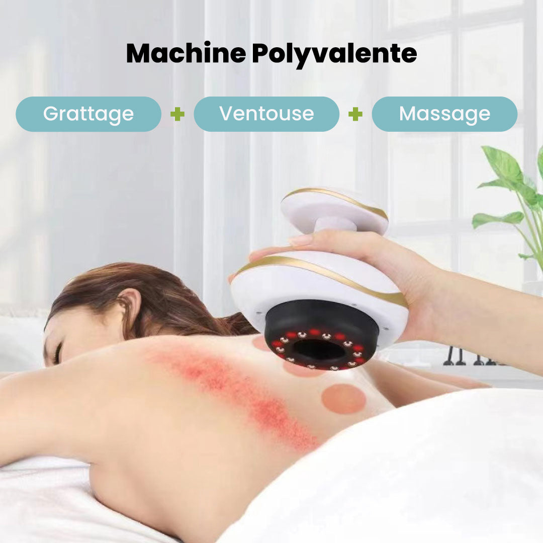 Masseur à ventouses chauffantes | Brûleur de graisse | Anti-cellulite