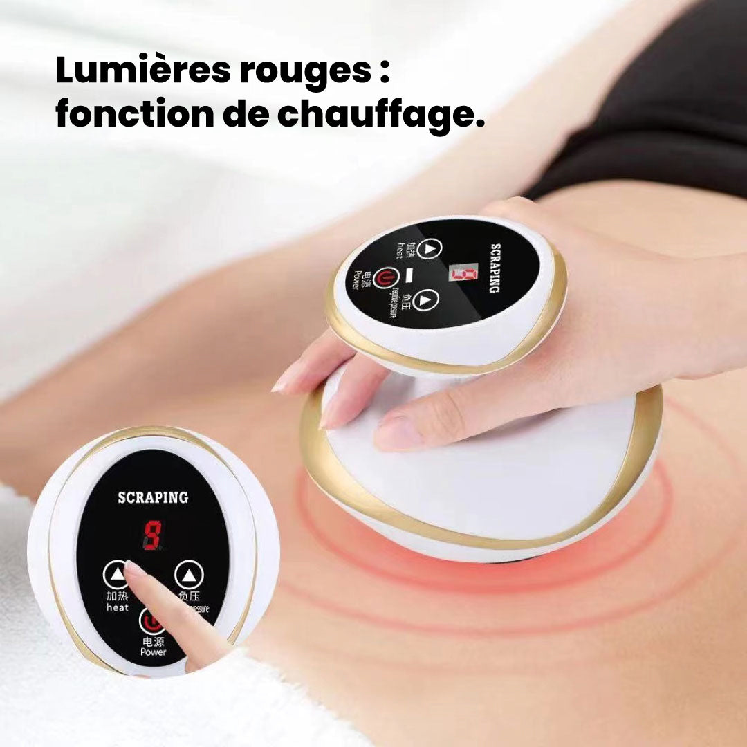 Masseur à ventouses chauffantes | Brûleur de graisse | Anti-cellulite