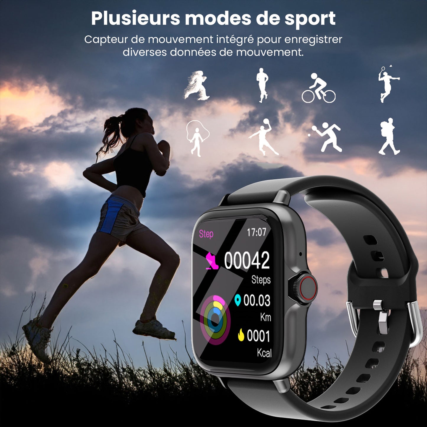 VOTRE CADEAU : Superbe montre connectée bien-être