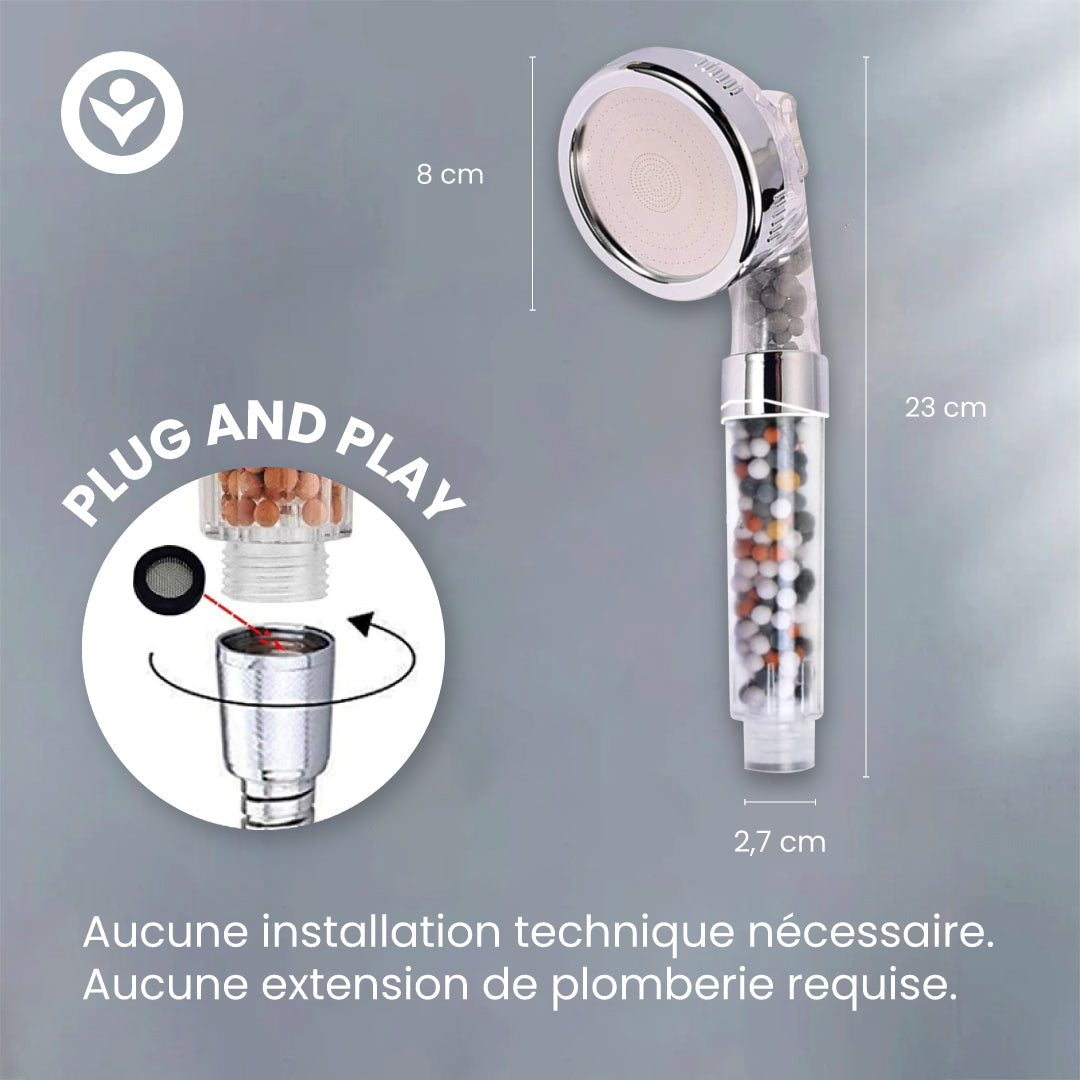 Pommeau de douche Spa | 3 fonctions