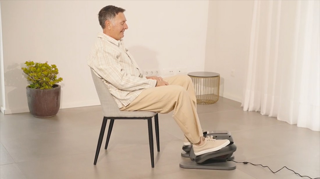 Vidéo de démonstration du pédalier elliptique Therapy Legs by T-KURO et de ses fonctions