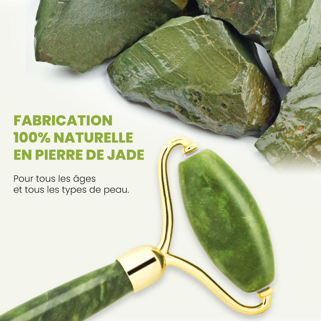 Rouleaux de Jade naturel pour le visage | Lifting facial | Anti-rides