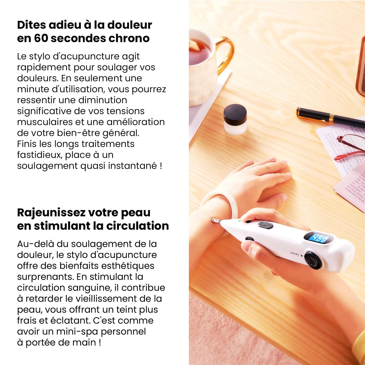 Stylo d’acupuncture Laser électronique